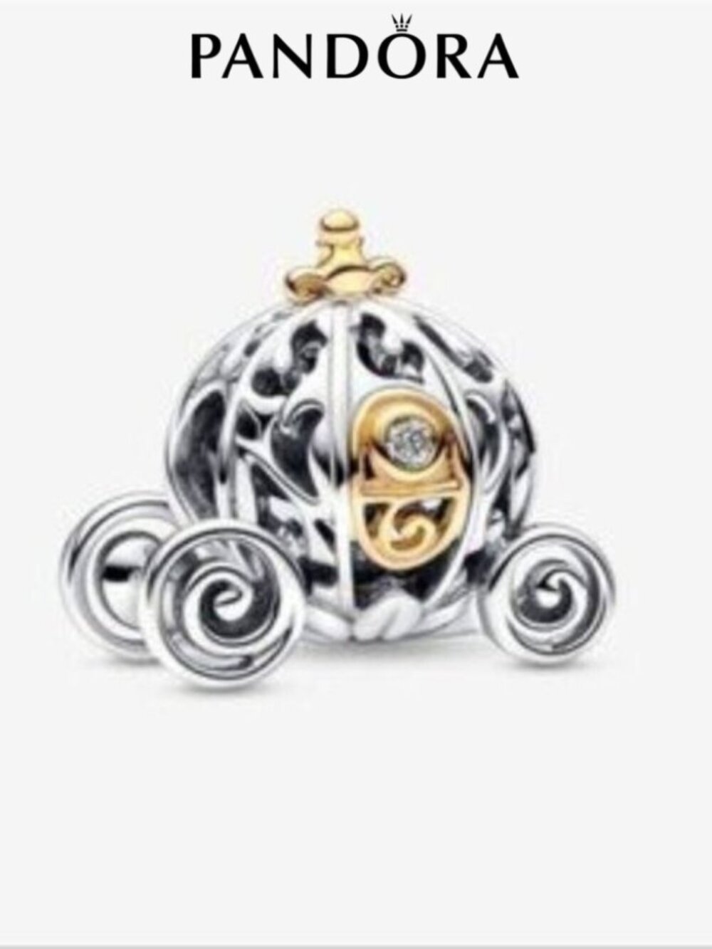 Pandora Disney 100th Anniversary Cinderella's Enchanted Carriage Charm